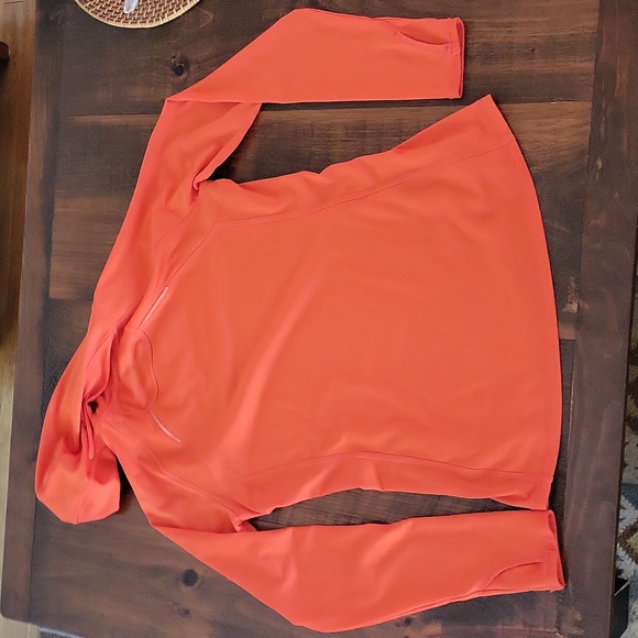 **HOST PICK 3.24.25** Athleta Techie Sweatshirt - Bright Orange - S - Picture 7 of 7